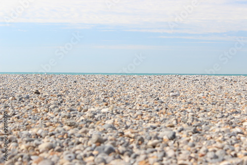 Φωτογραφία plage de galets en normandie