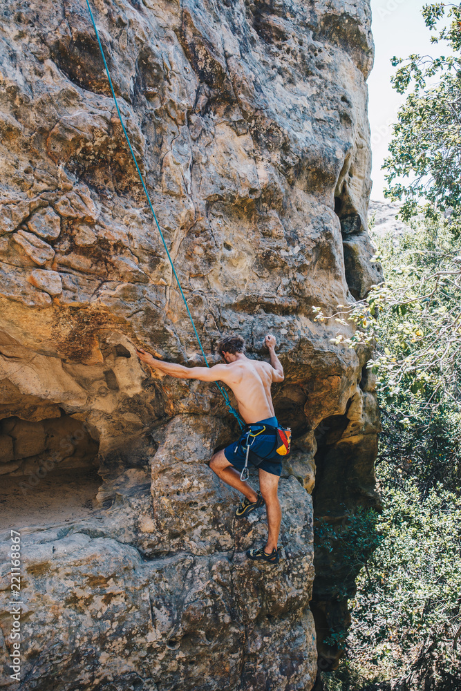 Sport Climbing Outside on Santa Barbara Sandstone