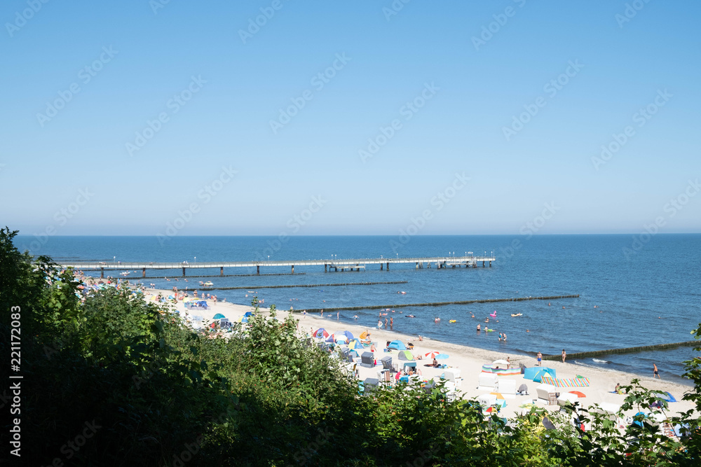 Ausblick auf den Strand von Koserow