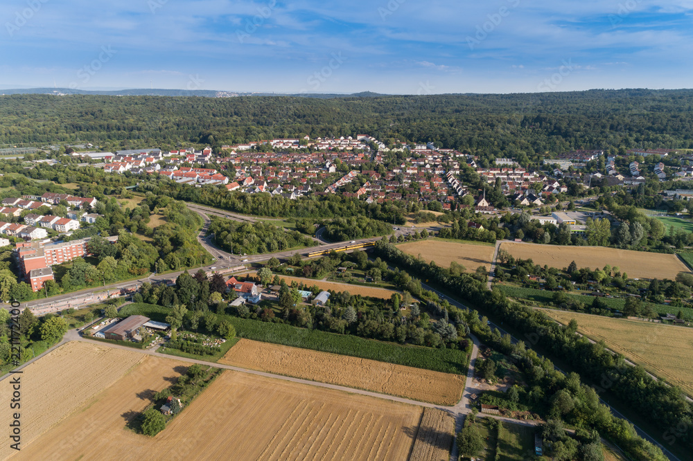 Luftaufnahme Wolfbusch in Baden Württemberg