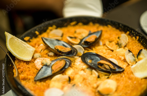 Paella - traditonal Spanish food
