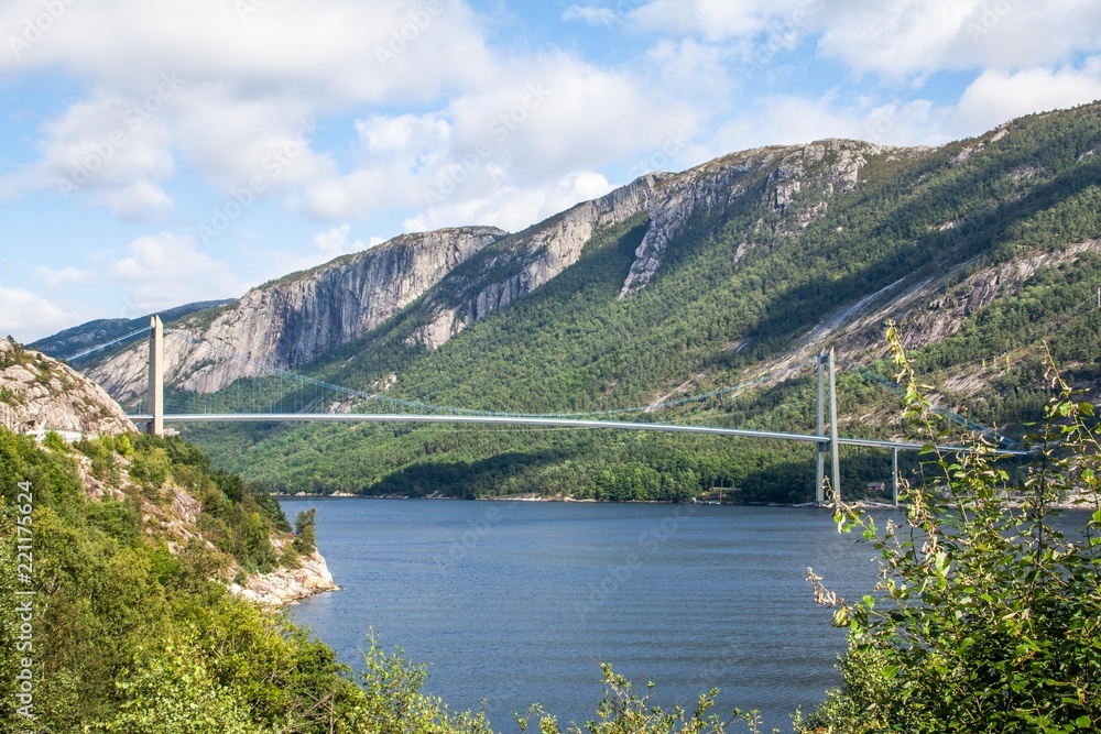 Blick über den Lysefjord
