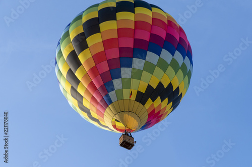 Happy hot air ballooning