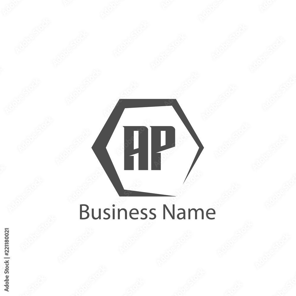 Initial Letter AP Logo Template Design Initial Letter AP Logo Template Design