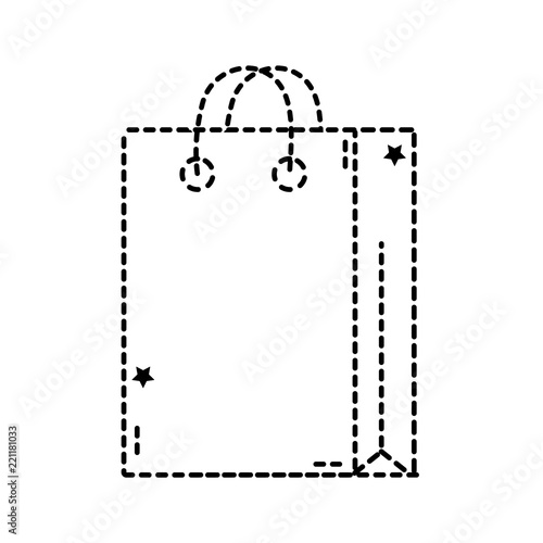 dotted shape bag shopping market custom object