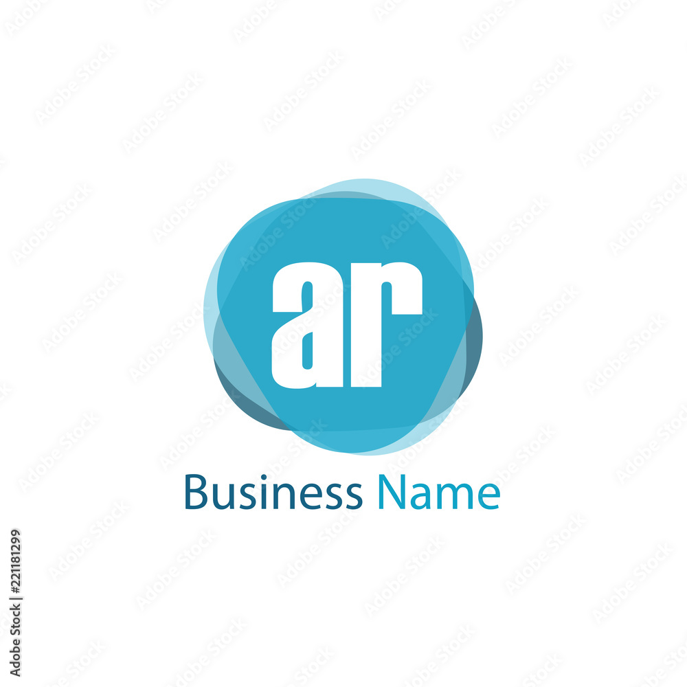 Initial Letter AR Logo Template Design Initial Letter AR Logo Template Design
