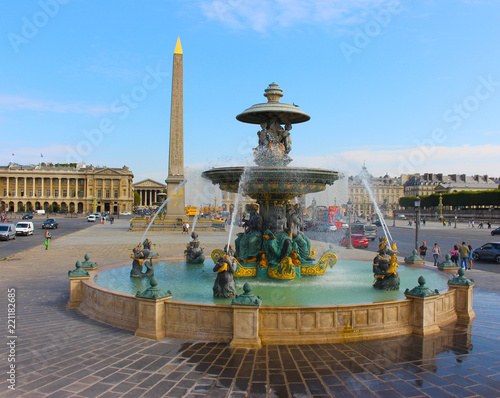 Louxor obelisk at Place de la Concorde in Paris