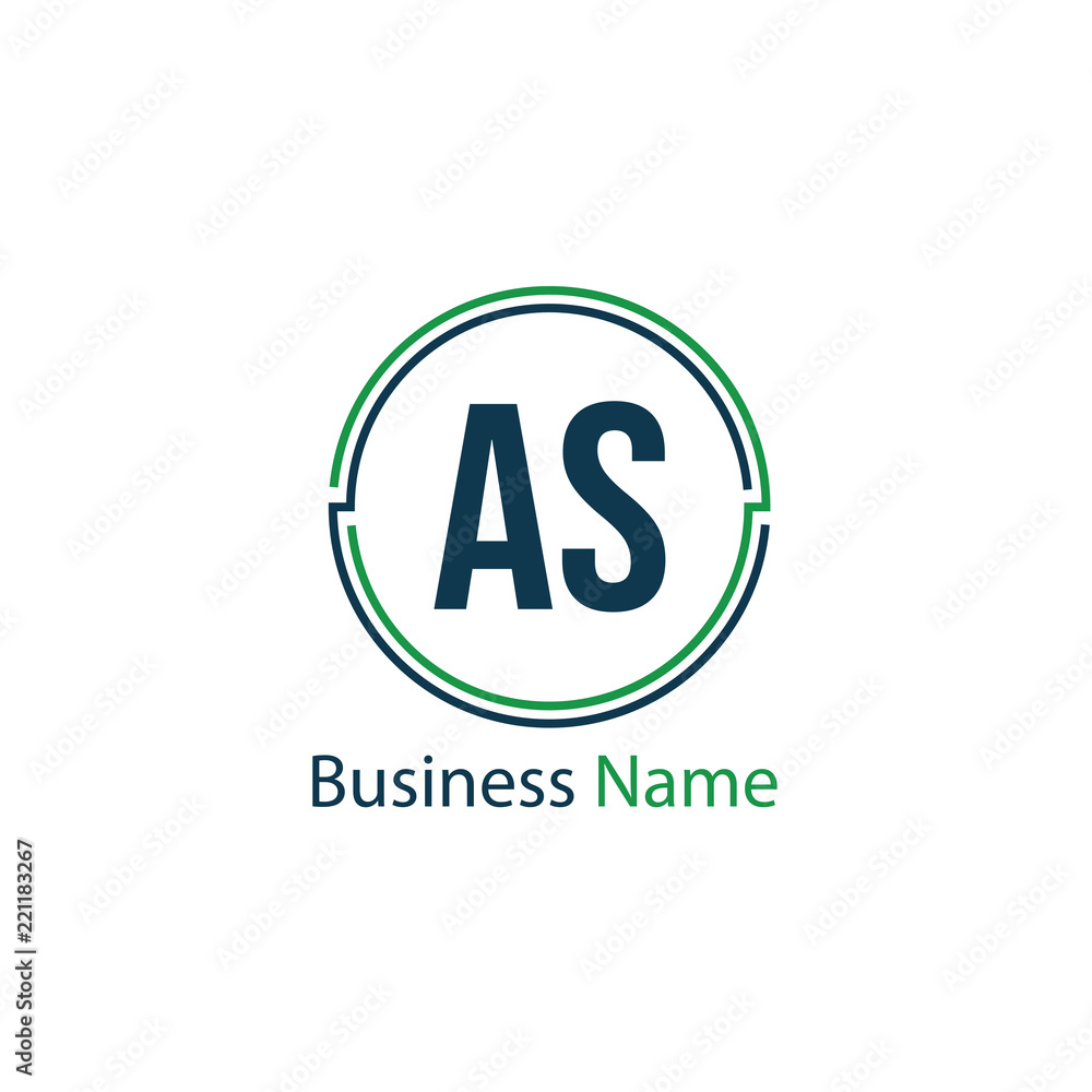 Initial Letter AS Logo Template Design Initial Letter AS Logo Template Design