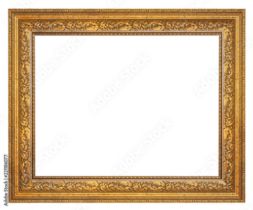 Vintage golden frame