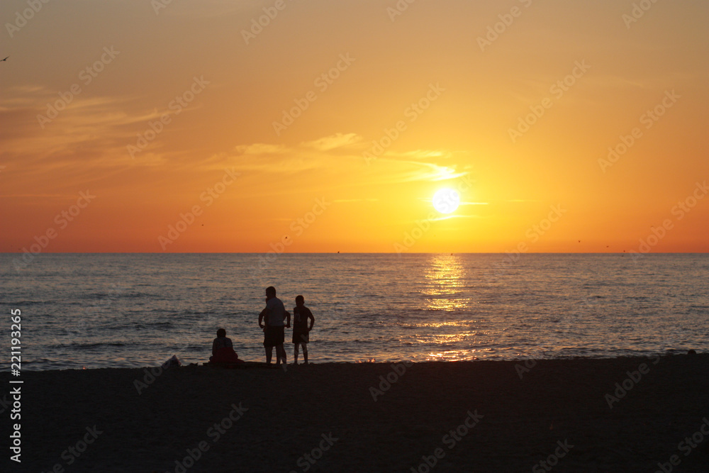 Fototapeta premium Sonnenuntergang1