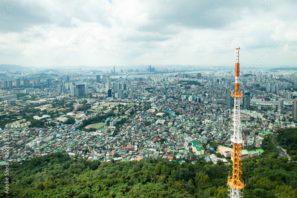 Obraz premium Namsan Tower View Seoul