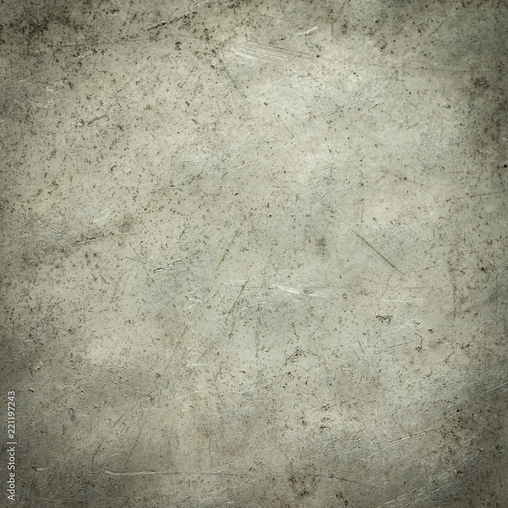 Fototapeta premium Grungy scratched stainless steel surface for graphic design and backdrop or textures for game developers.