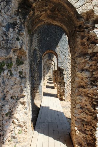Принти на полотні Terracina - Temple of Jupiter, Mount Circeo, Lazio, Italy