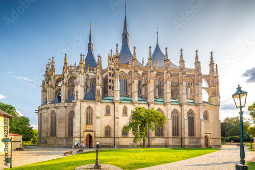 The Cathedral of St Barbara in Kutna Hora, Czech Republic, Europe. photo
