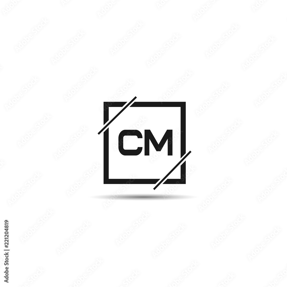 Initial Letter CM Logo Template Design Initial Letter CM Logo Template Design