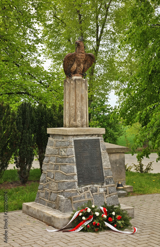 Monument to defenders of Fatherland in Pulawy. Poland photo