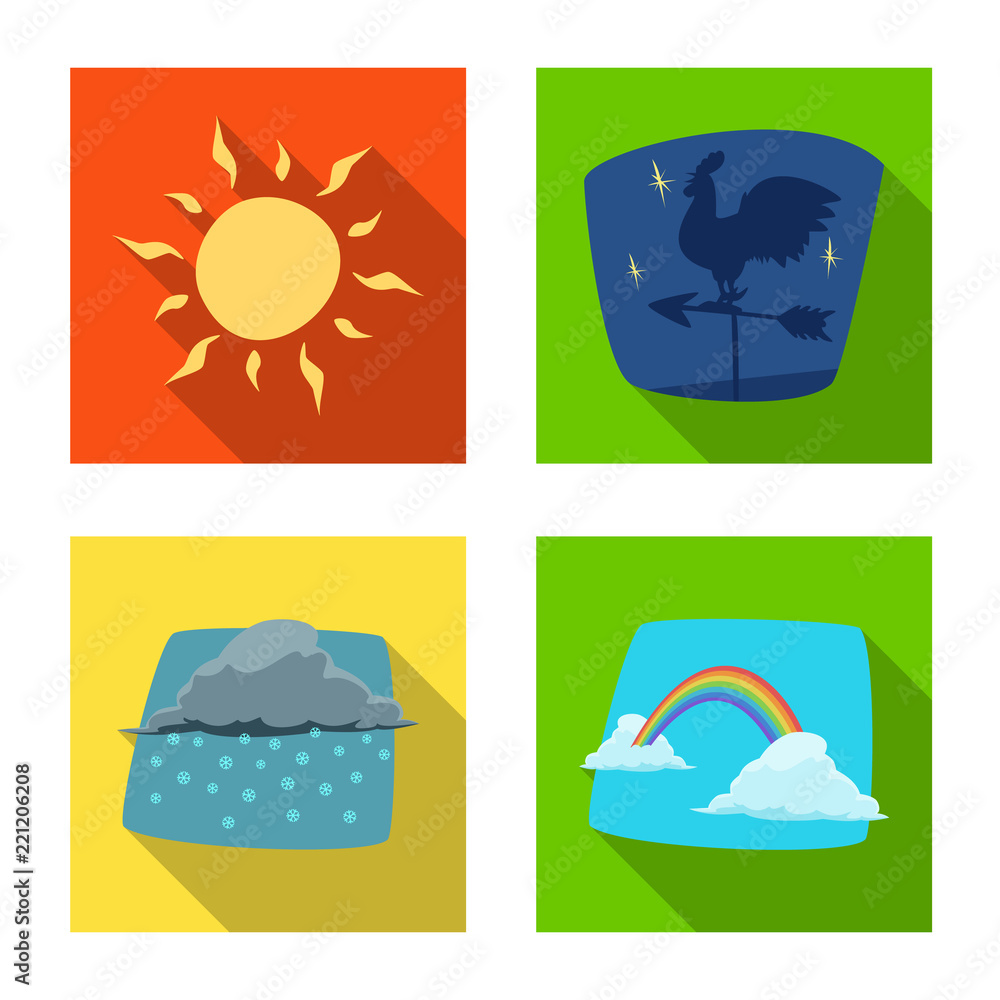 Vector design of weather and climate icon. Collection of weather and cloud stock vector illustration. Vector design of weather and climate icon. Collection of weather and cloud stock vector illustration.