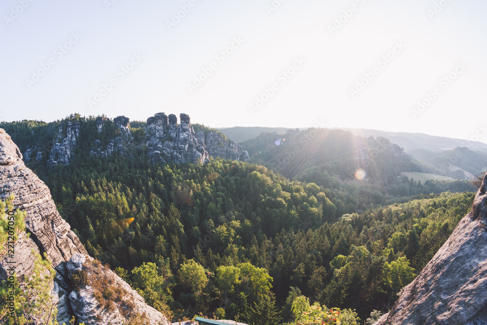 Sunrise at Bastei