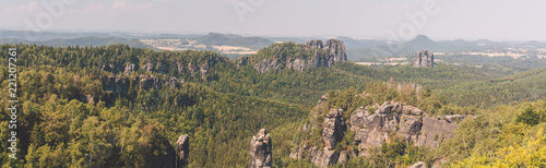 Obraz na płótnie Carolafelsen peek w salonie