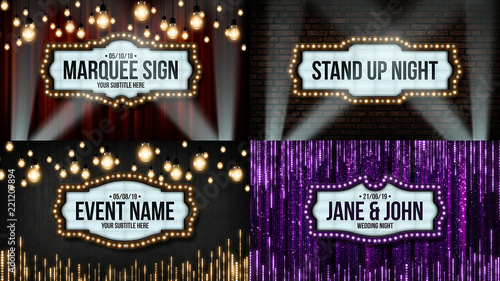 Marquee Sign Title