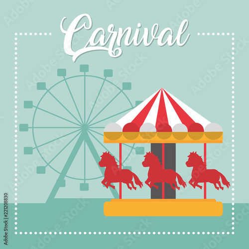 Carnival festival cartoons