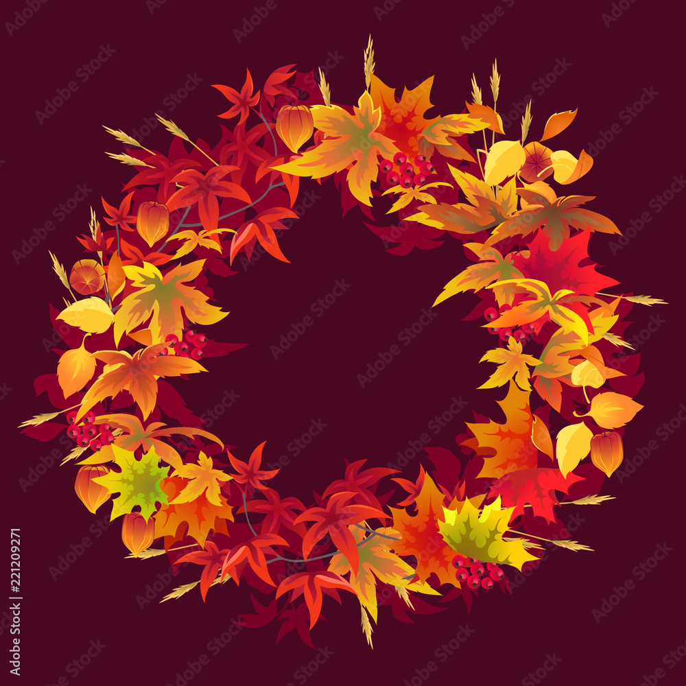 Frame of Autumn Leaves Frame of Autumn Leaves