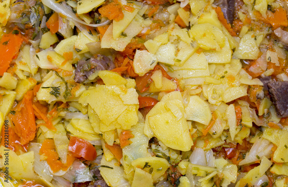 beautiful potatoes, prepared according to the recipe beautiful potatoes, prepared according to the recipe