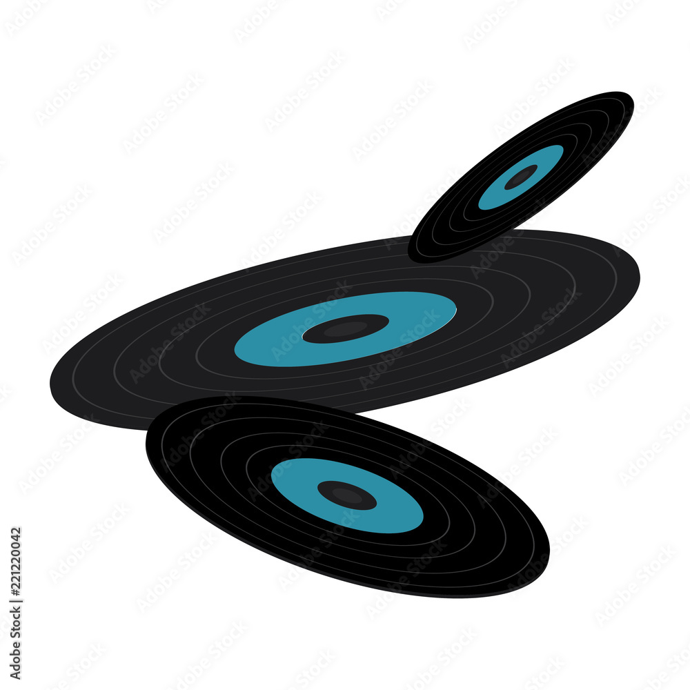 set of retro classic music vinyl discs set of retro classic music vinyl discs