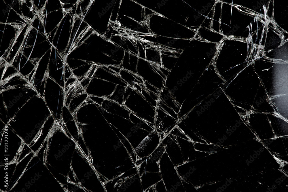abstract background of broken glass