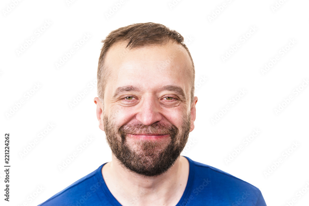 Fototapeta premium Nice adult bearded guy