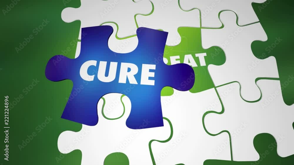 Treat Vs Cure Disorder Disease Condition Puzzle Words 3d Animation Treat Vs Cure Disorder Disease Condition Puzzle Words 3d Animation