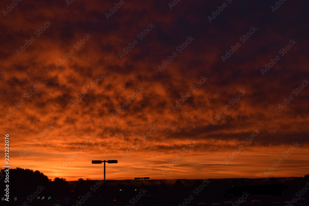 Fototapeta premium Firey Sunrise