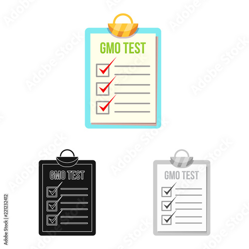 Vector illustration of genetic and plant symbol. Set of genetic and biotechnology stock vector illustration.
