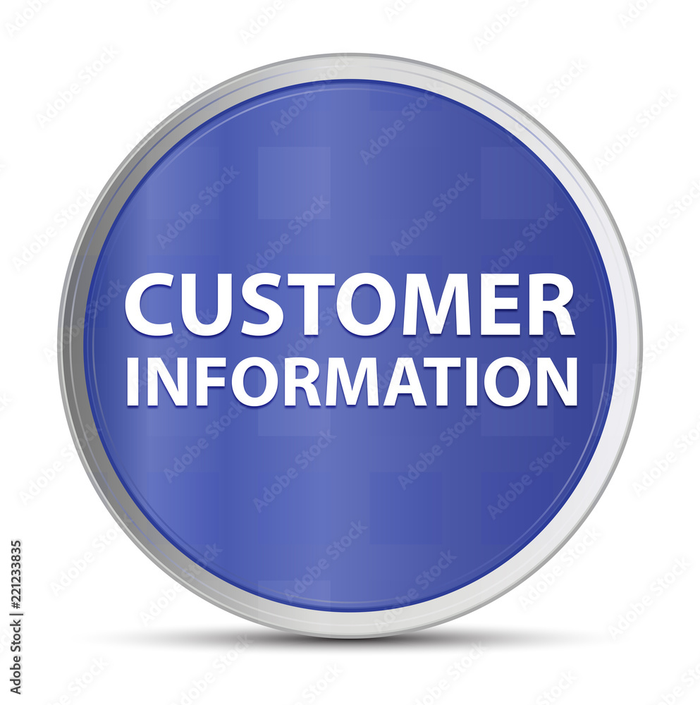 Customer Information blue round button Customer Information blue round button