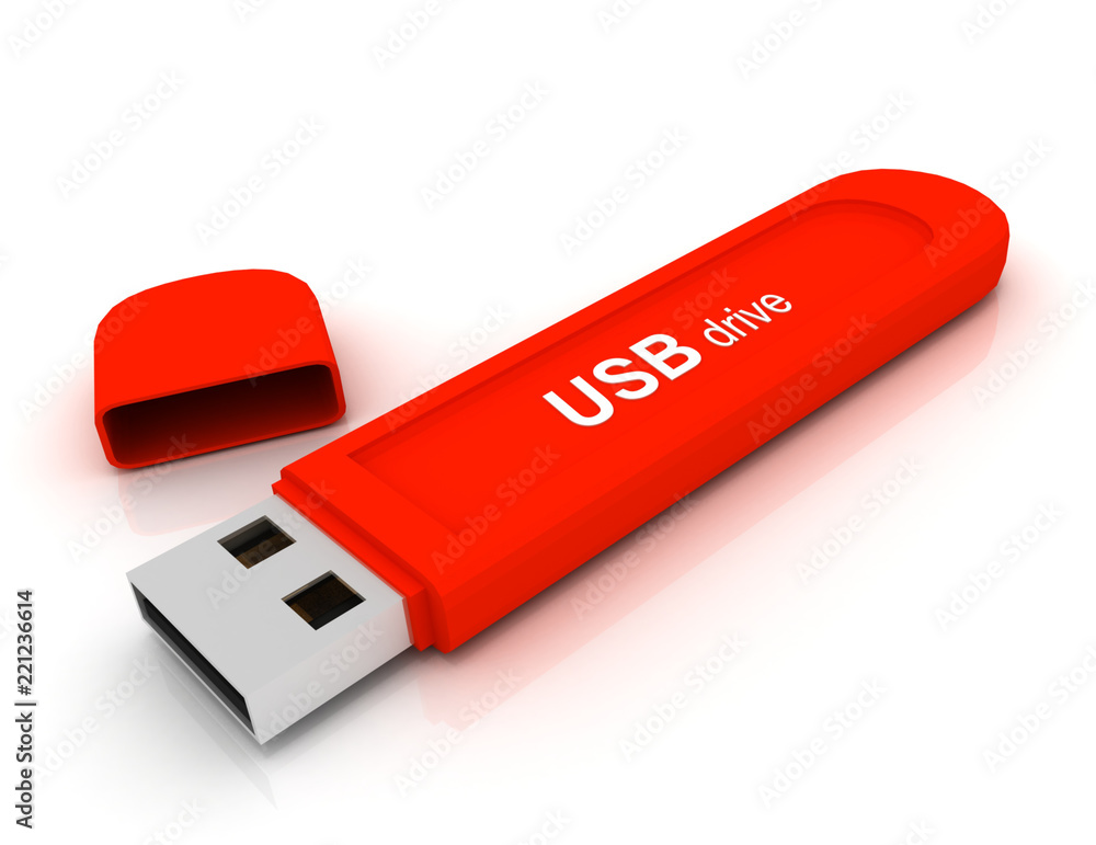 USB Drive in white background/ USB Drive USB Drive in white background/ USB Drive