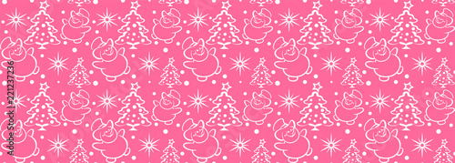 Christmas background \ wrapping \ pink