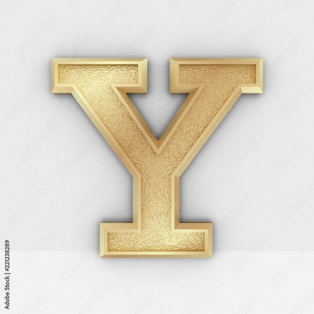 Obraz premium shiny gold text 3d render