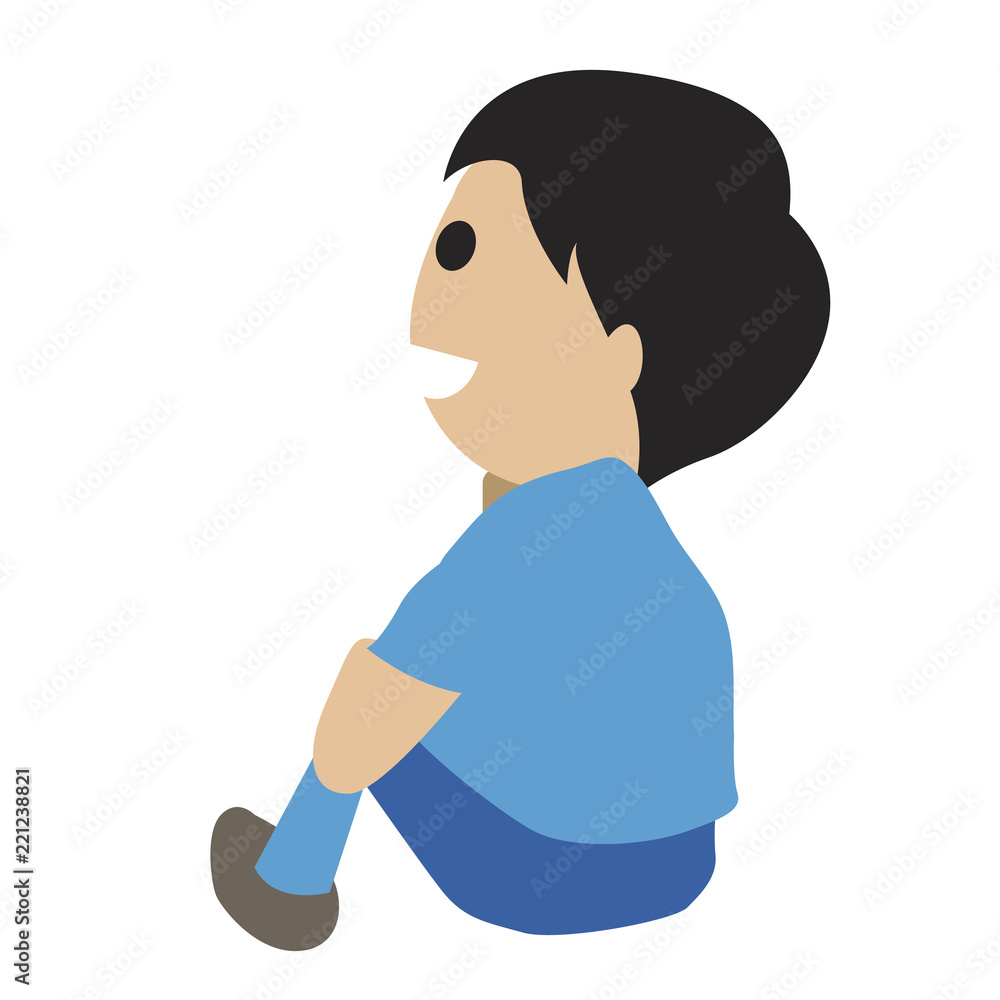 体育座りの子供 Stock イラスト Adobe Stock 体育座りの子供 Stock イラスト Adobe Stock