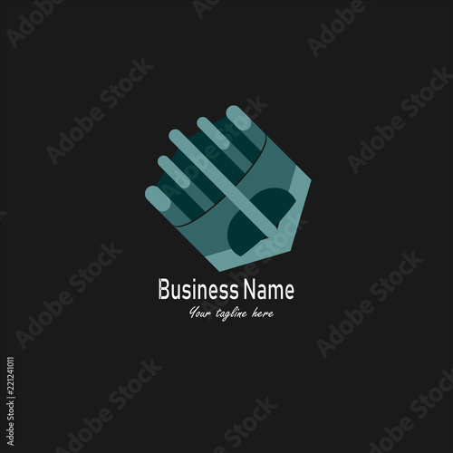 Business and Company Logo or Icon Vector Illustration with EPS10