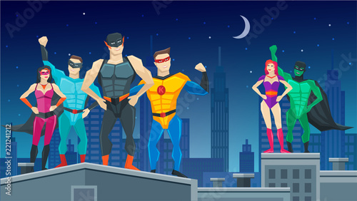 Superheroes Team Composition