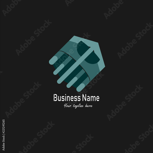 Business and Company Logo or Icon Vector Illustration with EPS10