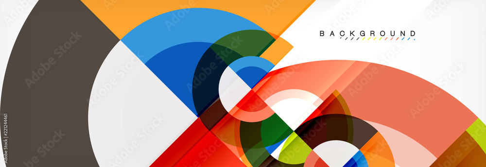 Vector circle abstract background Vector circle abstract background