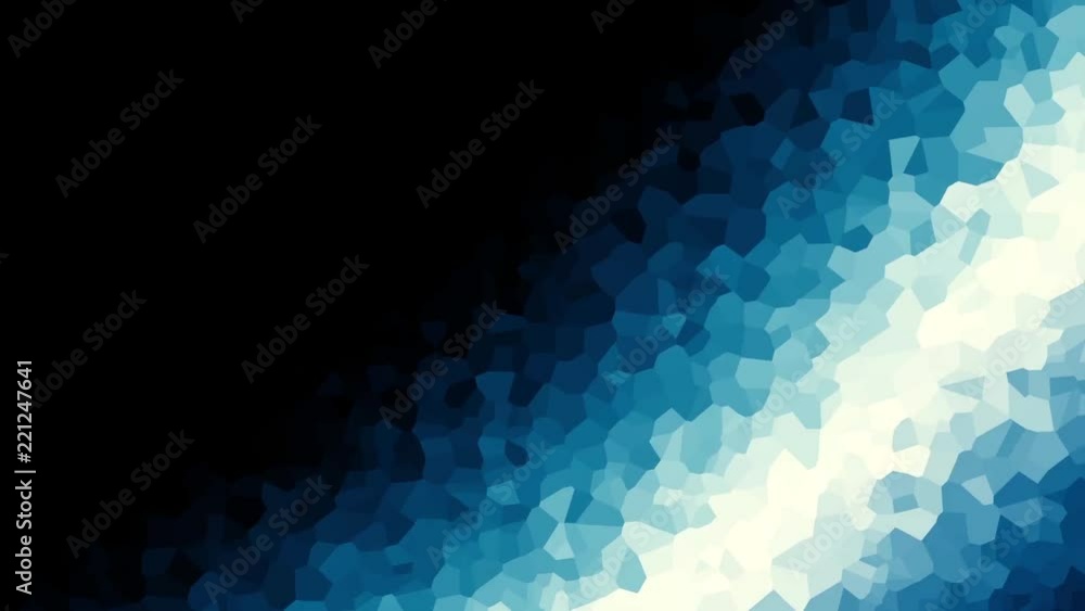Moving irregular low poly mosaic shapes. Abstract cellular mesh structure on black background. Embossed mosaic grid. Looping clip. Moving irregular low poly mosaic shapes. Abstract cellular mesh structure on black background. Embossed mosaic grid. Looping clip.