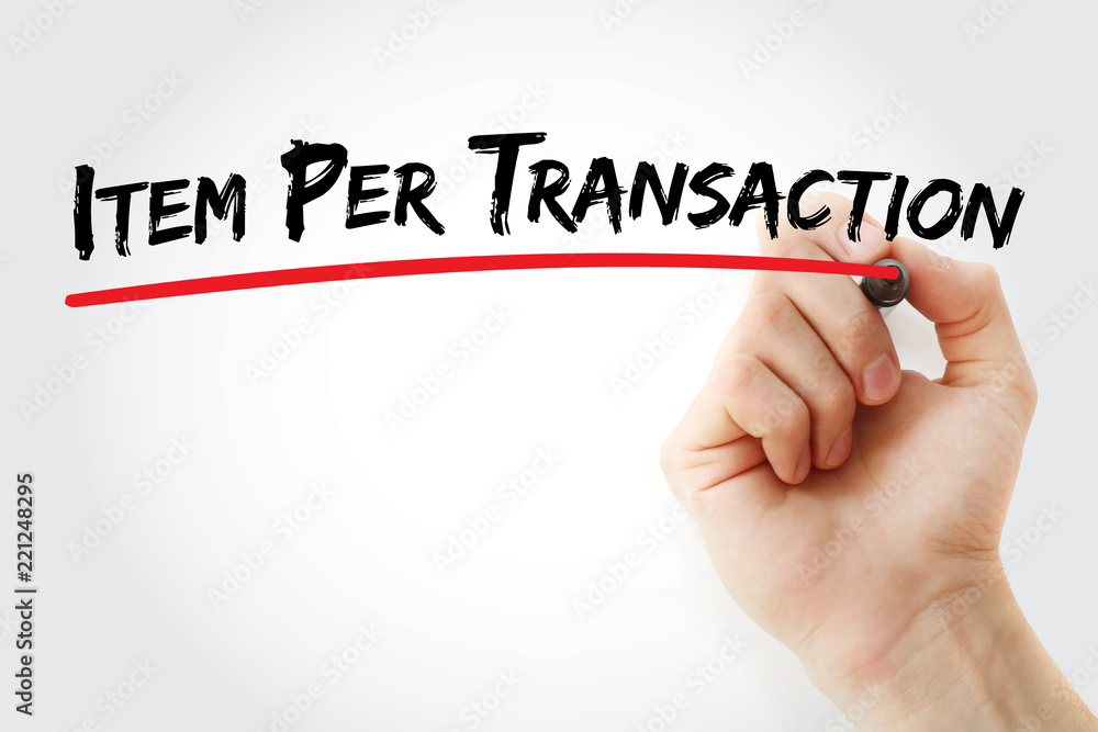IPT - Item Per Transaction acronym, business concept background Stock Photo  | Adobe Stock