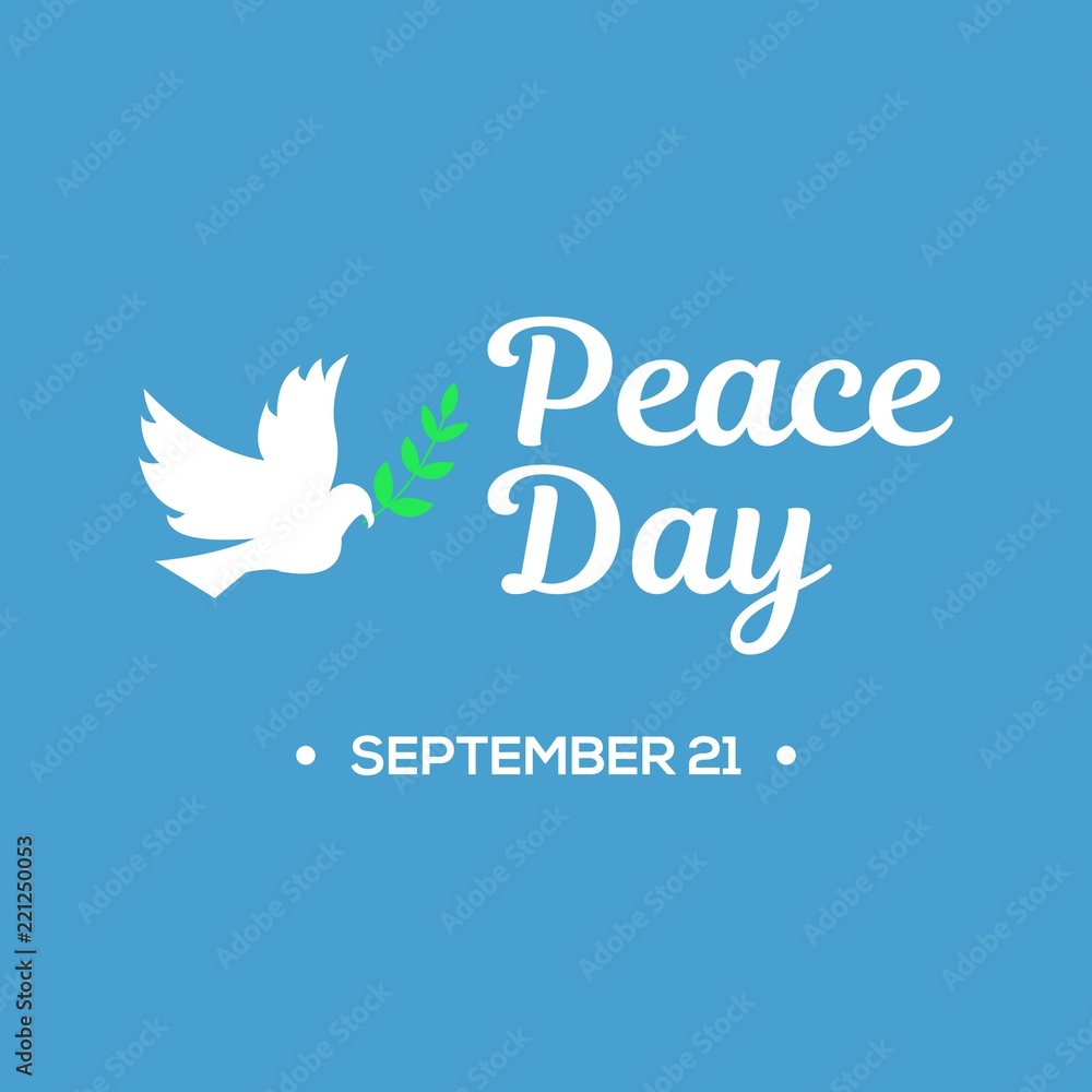 peace day illustration design