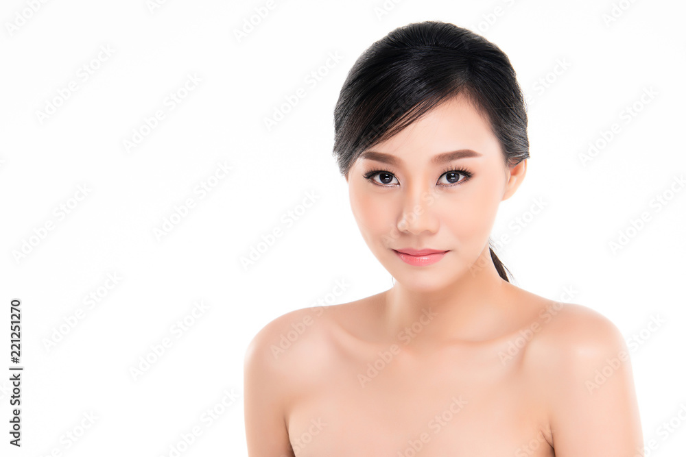 Beautiful Young asian Woman with Clean Fresh Skin Beautiful Young asian Woman with Clean Fresh Skin