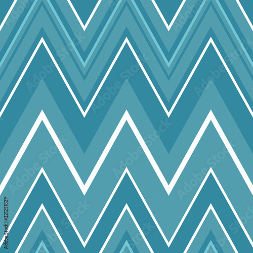 Seamless textile retro pattern in blue.
