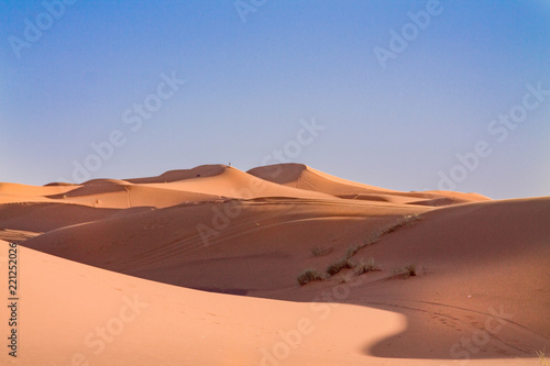 The cave dunes in the Sahara Desert. Africa  Morocco