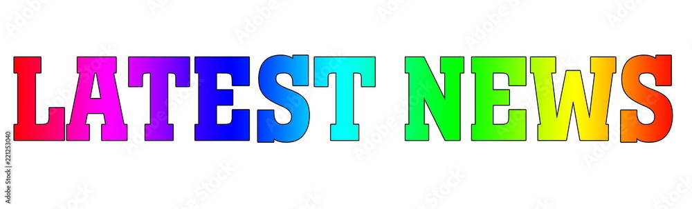 latest news Rainbow blured gradient multicolor logo latest news Rainbow blured gradient multicolor logo