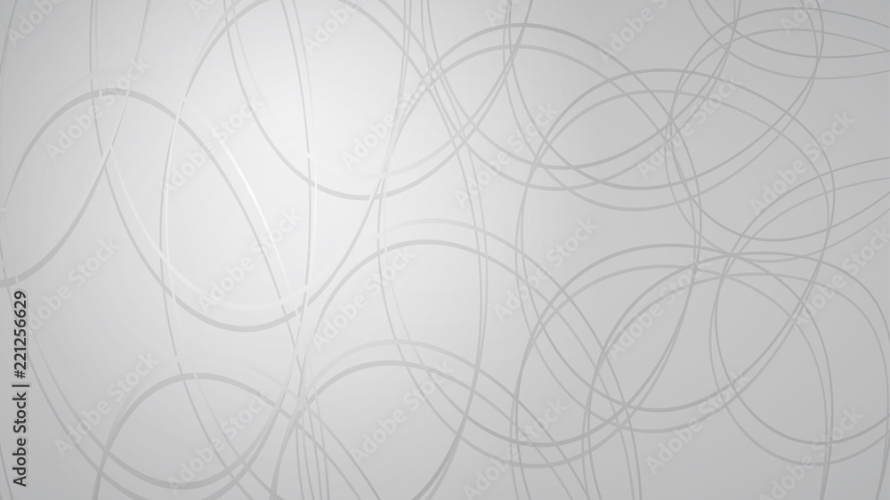 Abstract background of intersecting circles with shadows in gray colors Abstract background of intersecting circles with shadows in gray colors